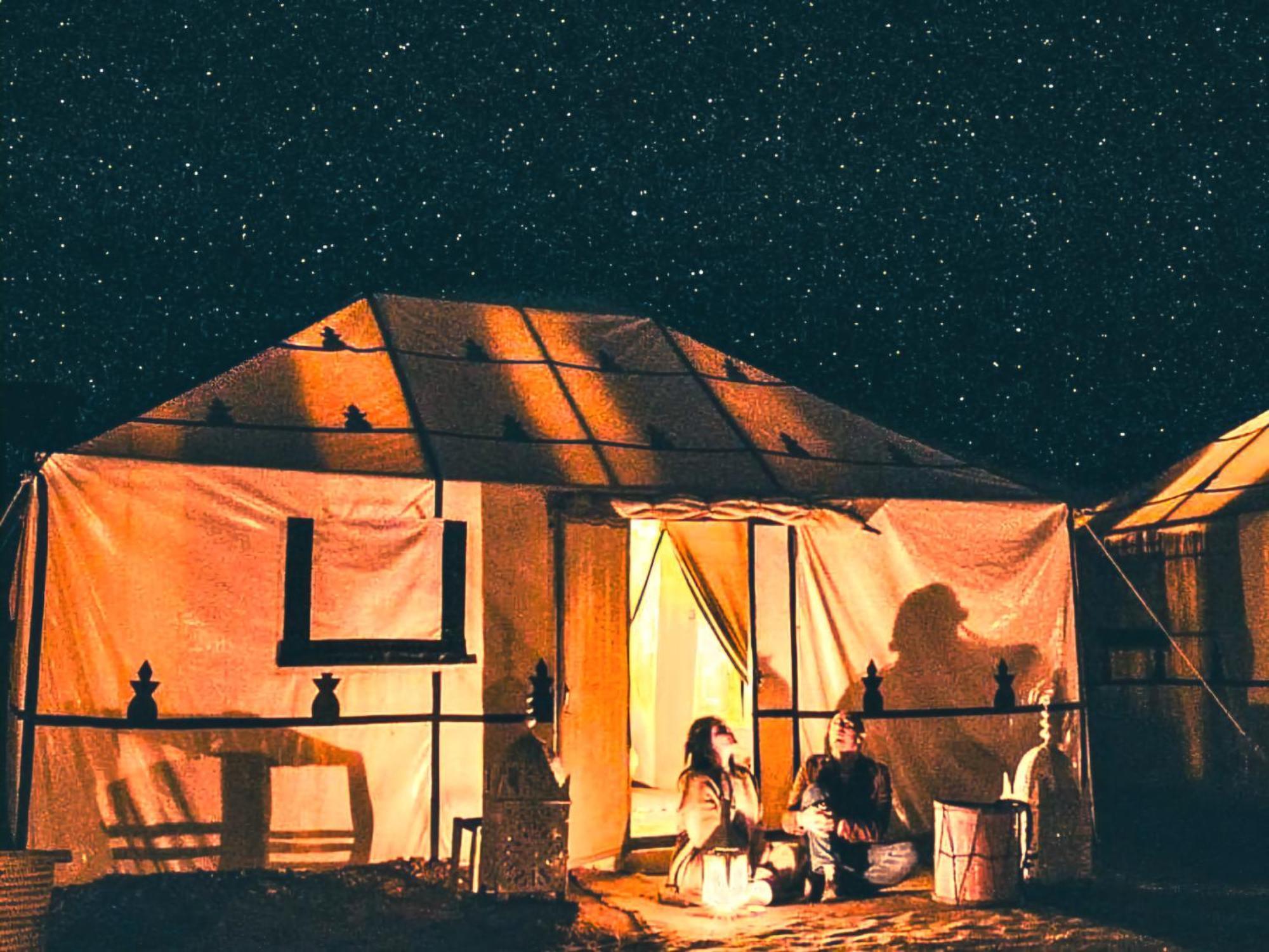 ホテル Sahara Deluxe Camp メルズーガ エクステリア 写真